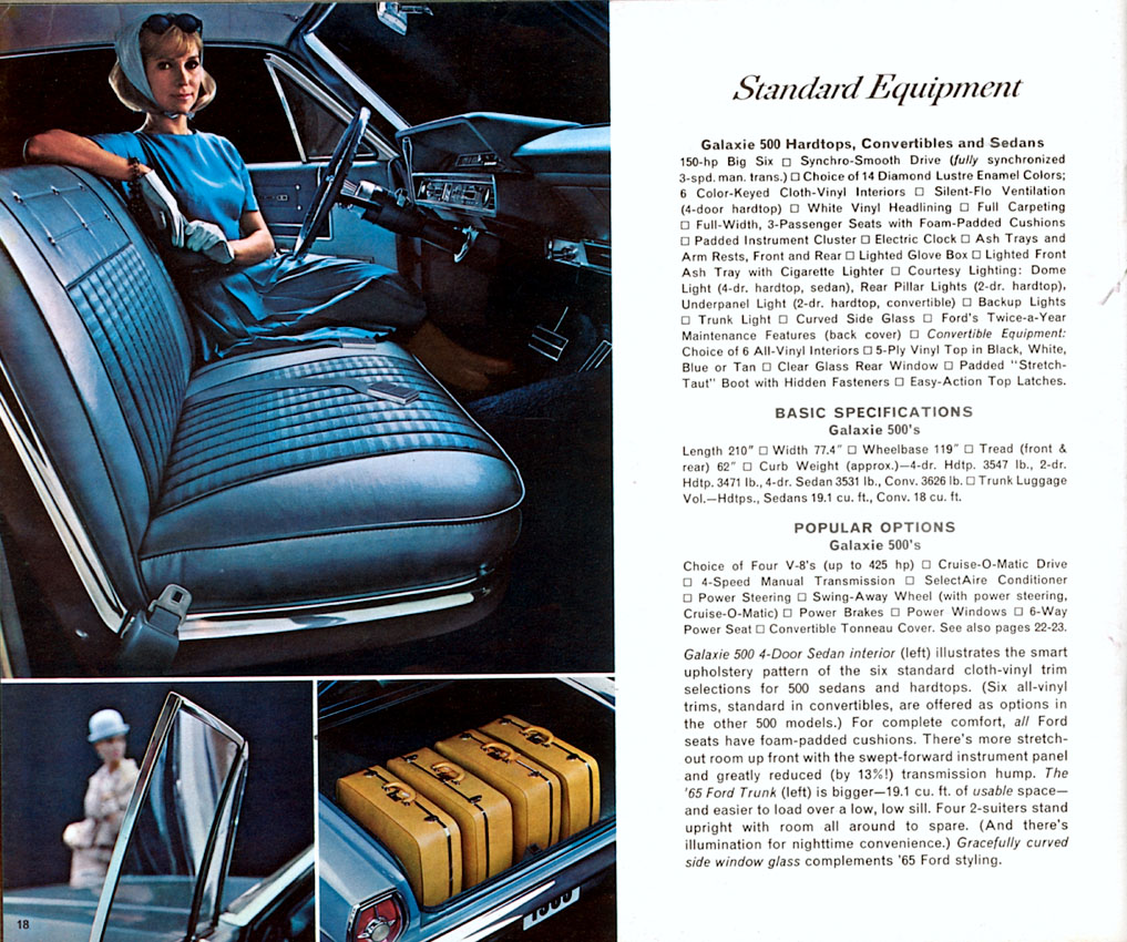 1965 Ford Brochure Page 9